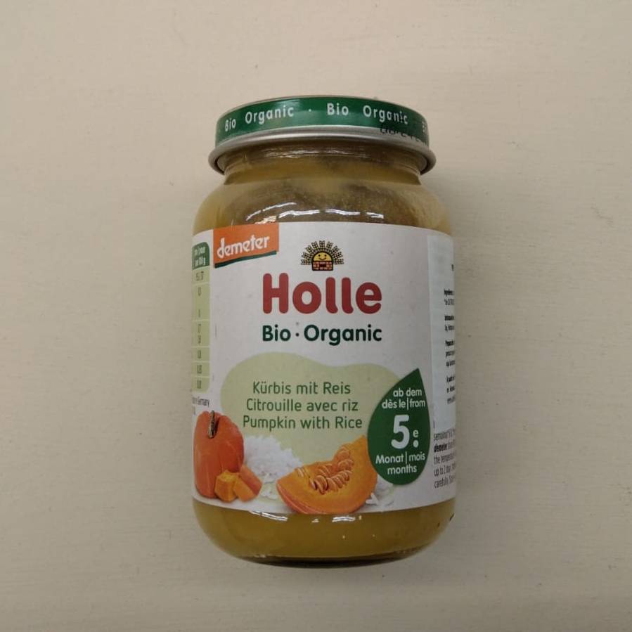 Potet Carbassa i Arròs 190g - Holle