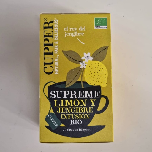 [5021991942426] Infusió Llimona i Gingebre 20 Bossetes 50g - Cupper