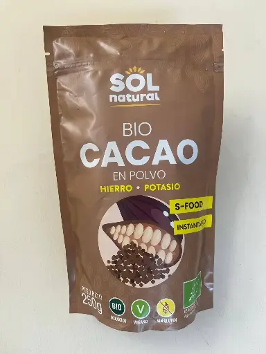 [8435037870203] Cacau en Pols 250g - Sol Natural