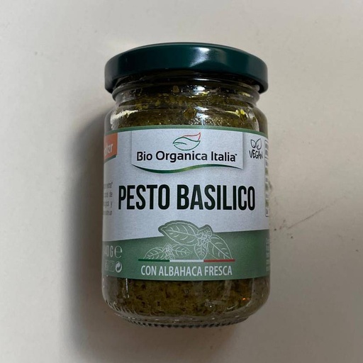 [8029689025793] Pesto Basilico (Alfàbrega) 140g - Bio Organica Italia