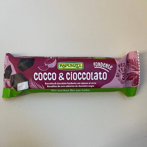 [4006040056829] Barreta de Coco amb Xocolata Negra 50g - Rapunzel