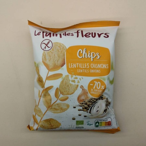 [3380380095054] Chips de Llentia i Ceba 50g - Le Pain des Fleurs