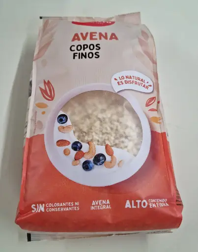 [8422584048414] Flocs Fins Civada Integral Bio 1kg - El Granero
