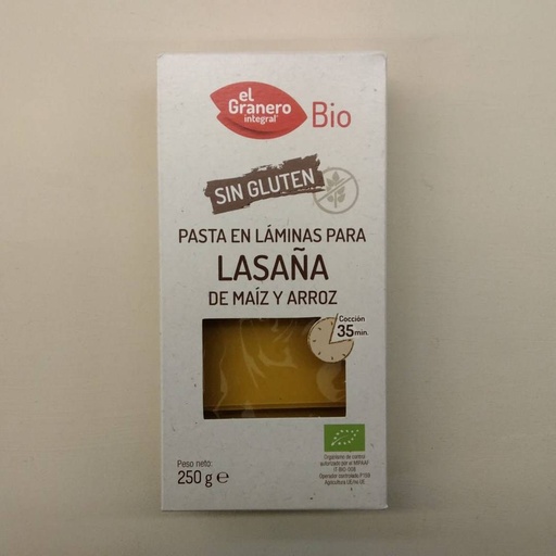 [8422584088304] Làmines per a Lasanya 250g - El Granero