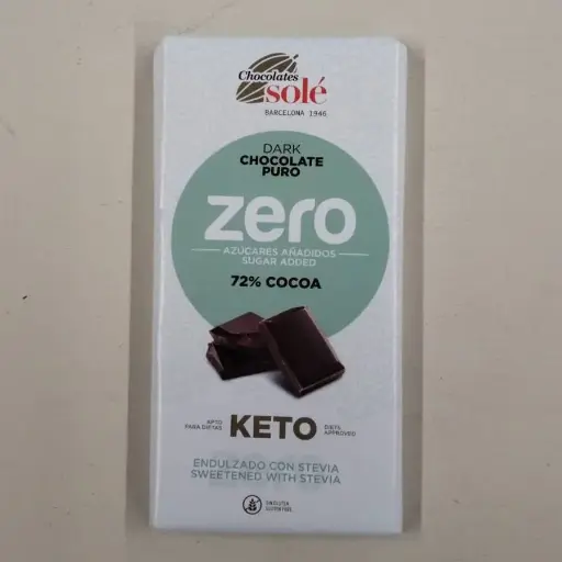 [8411066002310] Tauleta Xocolata 72% amb Stevia 100g - Solé