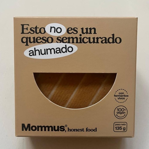 [705632749470] Formatge Estil Semicurat Fumat 135g - Mommus 