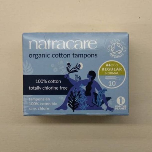 [782126181039] Tampó Regular sense aplicador 10U - Natracare