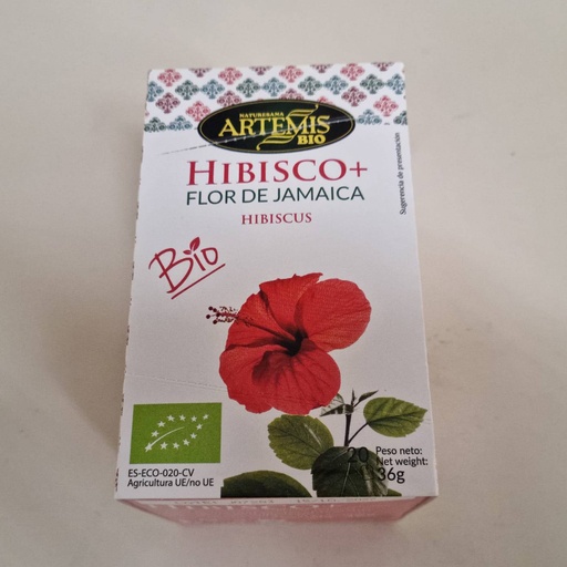 [8428201311367] Infusió Hibiso+ (Flor de Jamaica) 20 Bossetes - Artemis 