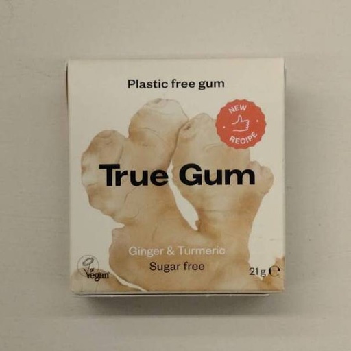 [5700002082527] Xiclets Gingebre i Cúrcuma 21g- True Gum  
