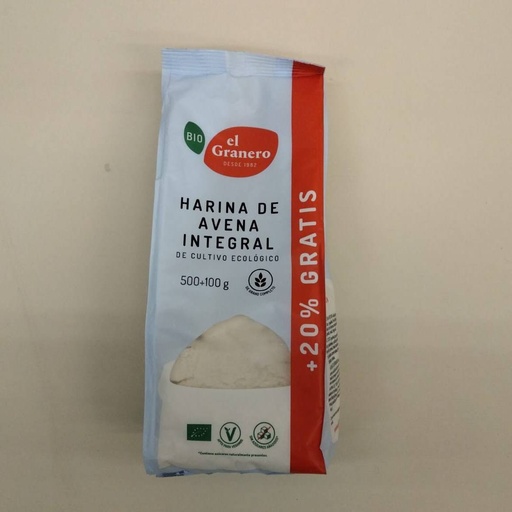[8422584048131] Farina de Civada Integral 500g - El Granero