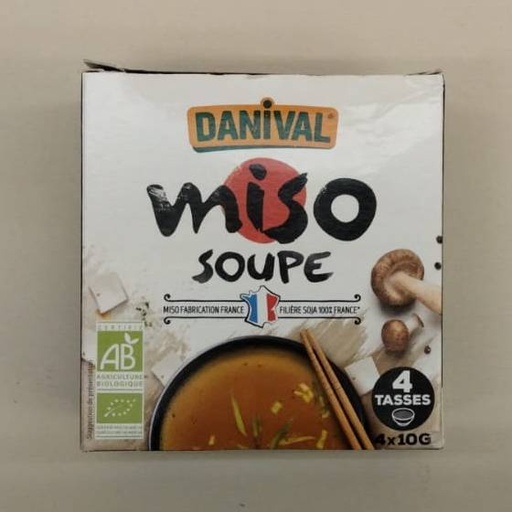[3431590007860] Sopa de Miso 40g - Danival