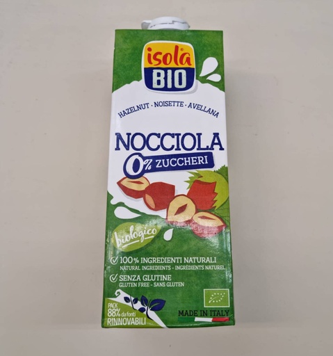 [8023678727866] Beguda Vegetal d'Avellanes Sense Sucre 1L - Isola Bio