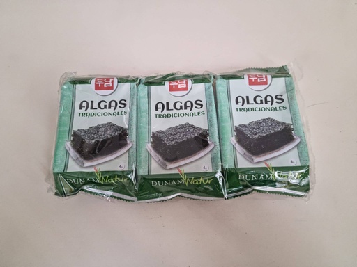Algues Tradicionals Pack 3x4g - Dunam