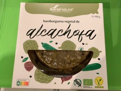 [8422947511128] Hamburguesa Vegetal amb Carxofa - Soria Natural