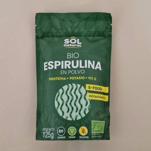[8435037817918] Espirulina en Pols 125g - Sol Natural 