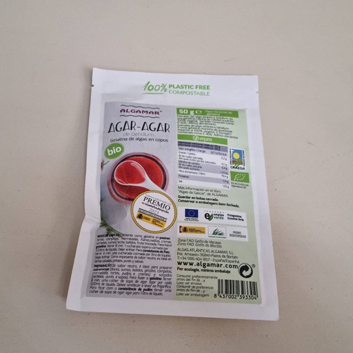 [8437002393304] Agar Agar en Flocs 50g - Algamar