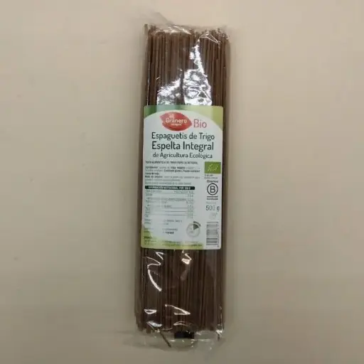 [8422584018103] Espagueti d'Espelta Integral 500g - El Granero