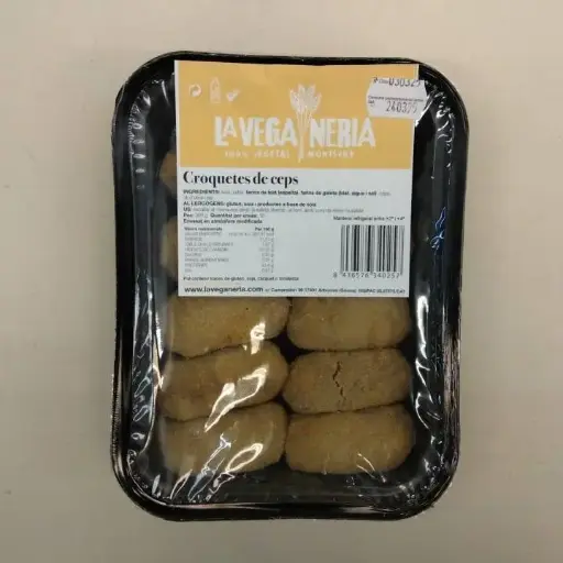[8436576340257] Croquetes Artesanes de Ceps 10U - La Veganeria