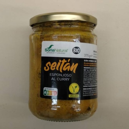 [8422947520038] Seitan Esponjós al Curry 375g - Soria Natural