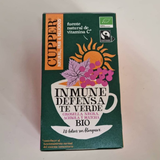 [5021991944277] Infusió Té Verd Inmune Defensa 20 Bossetes 35g - Cupper