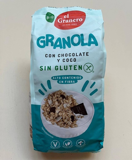 [8422584091441] Granola amb Xocolata i Coco 350g - El Granero