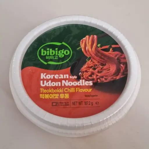 [8801392097928] Udon Coreà Instantani Dolç i Picant 187g - Bibigo