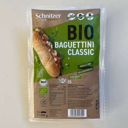 [4022993047042] Mini Baguetina Clàssica 200g - Schnitzer