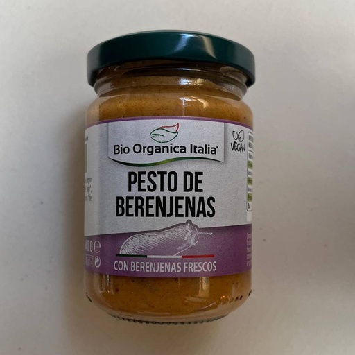 [8029689026288] Pesto d'Albergínia 140g - Bio Organica Italia