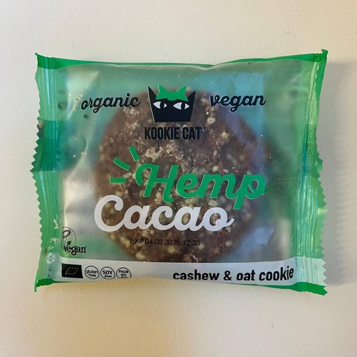 [3800232730501] Galetes Cànem i Cacau 50g - Kookie Cat