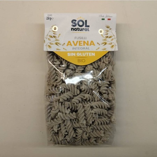 [8435037841678] Fusilli de Civada sense Gluten 250g - Sol Natural