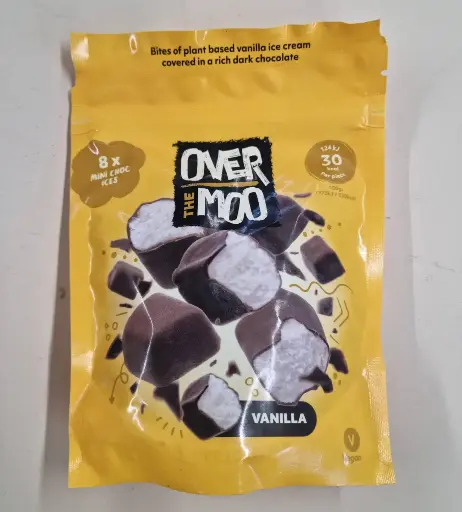 [8004362003602] Gelat de Vainilla i Xocolata Negra 72g - Over The Moo