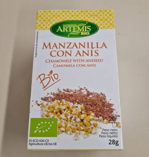 [8428201310520] Infusió Camamilla amb Anís 20 Bossetes - Artemis