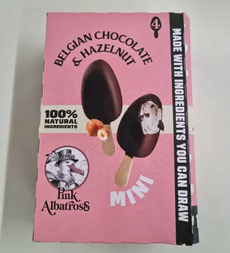 [8437019491505] Gelat de Xocolata Belga i Avellana  4 U - Pink Albatross 