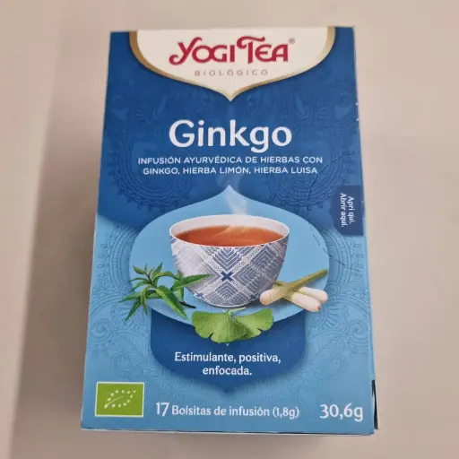 [4012824402928] Infusió Ginkgo 17 Bossetes - Yogi Tea 