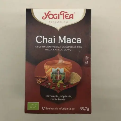 [4012824405370] Infusió Chai Maca 17 Bossetes - Yogi Tea