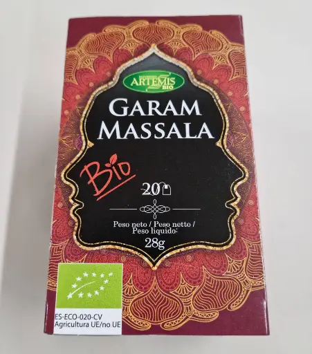 [8428201310490] Infusió Garam Massala 20 Bossetes - Artemis