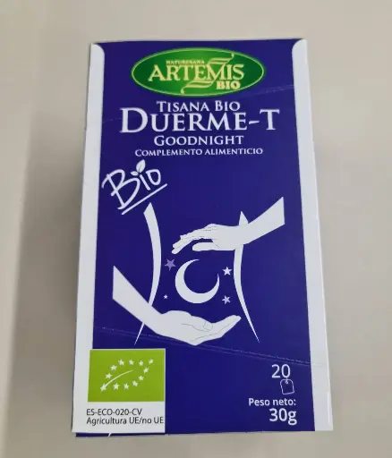 [8428201310278] Infusió Tisana duerme-T 20 Bossetes - Artemis