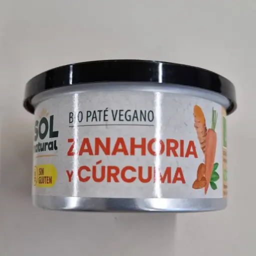 [8435037870104] Paté Pastanaga i Cúrcuma 125g - Sol Natural