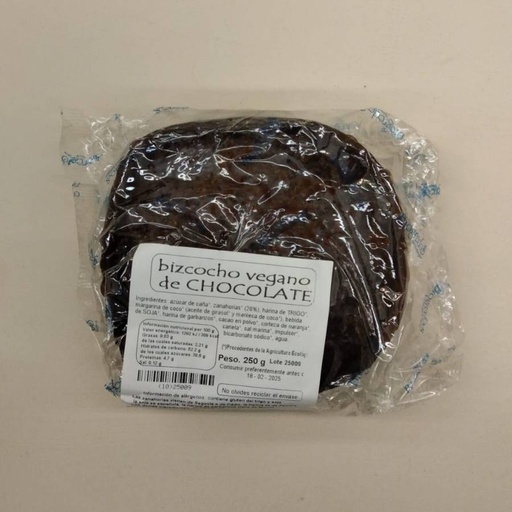 [8437003535833] Bizcocho de Chocolate 250g - Biogredos