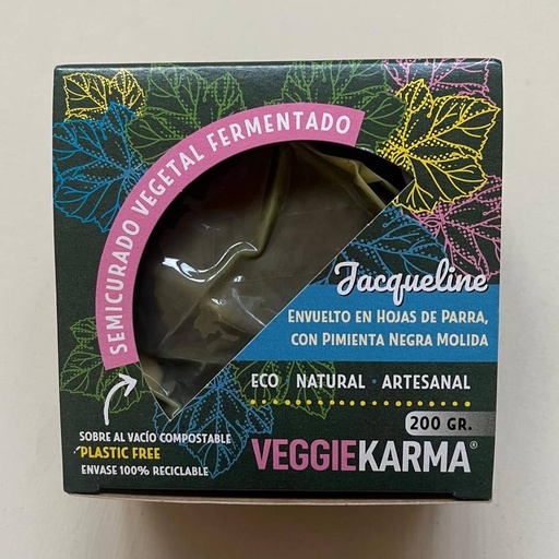 [3760291270229] Formatge Semicurat en Fulla de Parra 200g - Veggie Karma