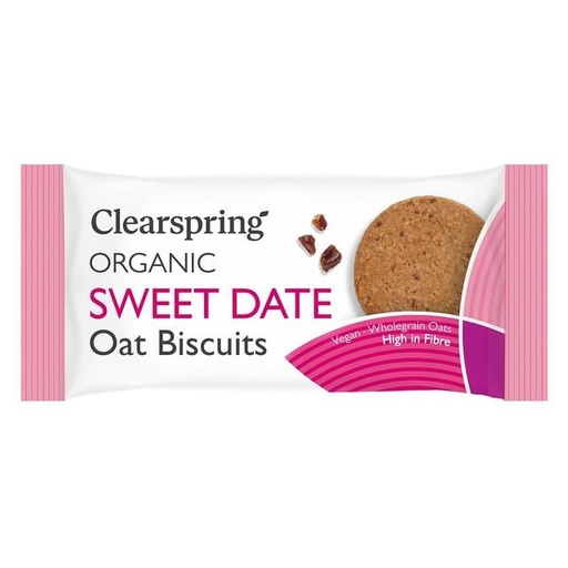 [5021554005674] Galetes Civada Dàtil 40g - Clearspring