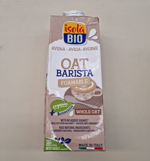 [8023678728832] Beguda Vegetal de Civada Barista 1L - Isola Bio