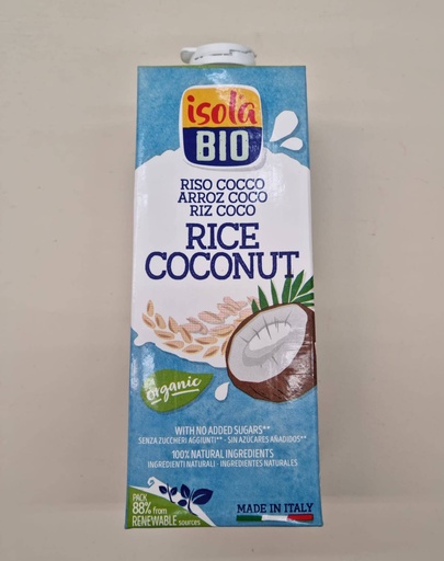 [8023678162322] Beguda Vegetal d'Arròs i Coco 1L - Isola Bio