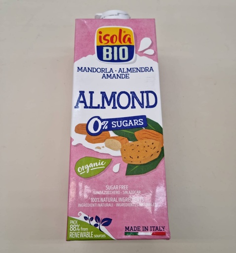 [8023678164517] Beguda Vegetal d'Ametlla Sense Sucre 1L - Isola Bio