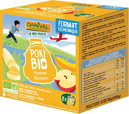 [3431590010150] Pack 8 Smoothie Plàtan - Danival