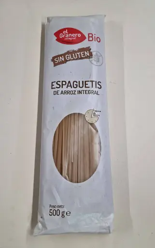 [8422584088298] Espagueti d'Arròs Integral Bio 500g - El Granero
