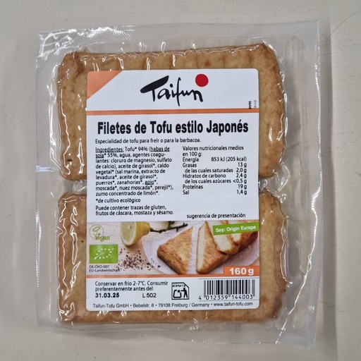 [4012359144003] Filet de Tofu Estil Japonès 160g - Taifun