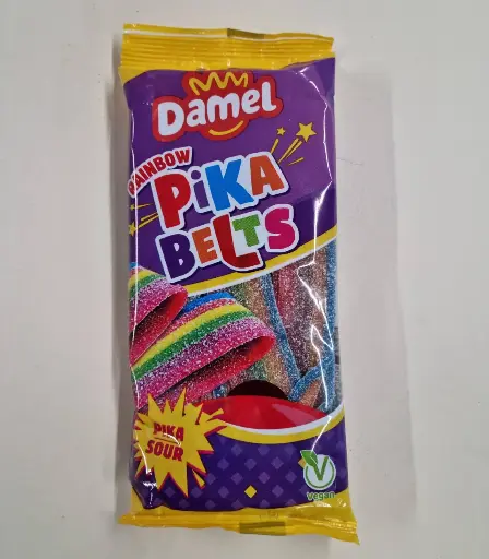 [8411500122277] Rainbow Pika Belts 90g - Damel