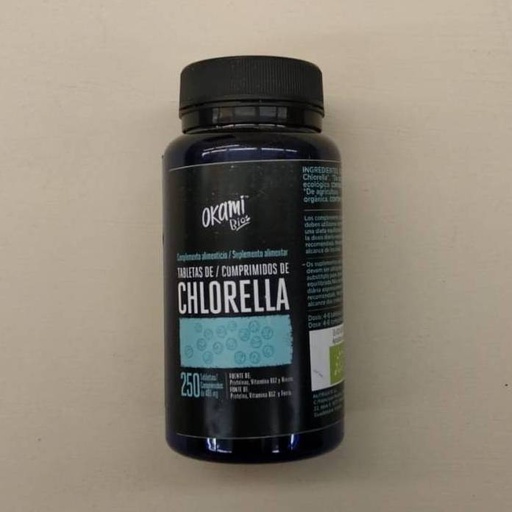 [8437017415381] Chlorella en Tauletes 100g - Okami Bio