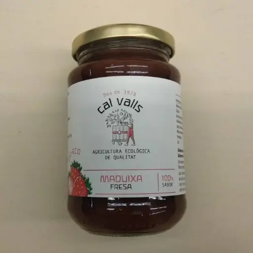 [8427406076200] Melmelada Maduixa Eco 375g - Cal Valls